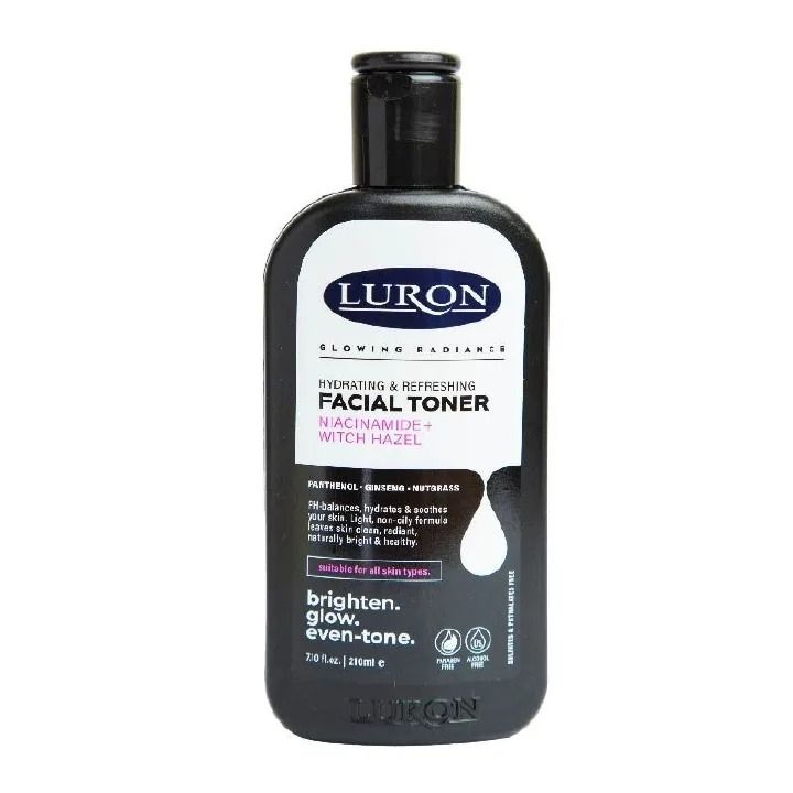2 in 1 Facial Cleanser Luron Micellar Cleansing Water and Luron Rose Water  Soothing Anti Aging Rose Water Facial Toner,Luron Niacinamide Hydrating Facial Toner 210ml Alcohol-free Facial Toner