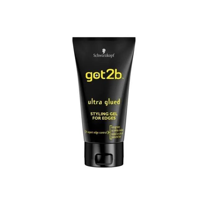 Got2B Ultra Glued Edges Styling Gel For Expert Edge Control With No White Residue. For ultra laid edges