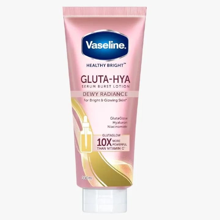 Vaseline Gluta Hya Serum Burst UV Overnight Lotion Gluta Hya Dewy Radiance  200mlGluta Hya Flawless Bright 200ml GlutaGlow Hyaluronic Pro-Retinol Niacinamide  Amino Peptide Complex 10Xmore powerful
