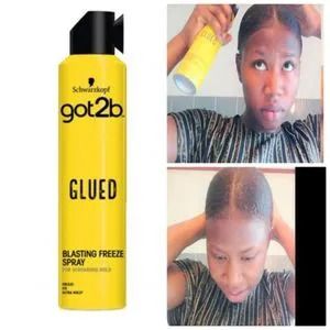 Got2B Got 2b Blasting Freeze Hair Spray 300mlGot2b Glued Blasting Freeze Hairspray 300ml is a strong-hold hairspray that freezes styles in place until your next