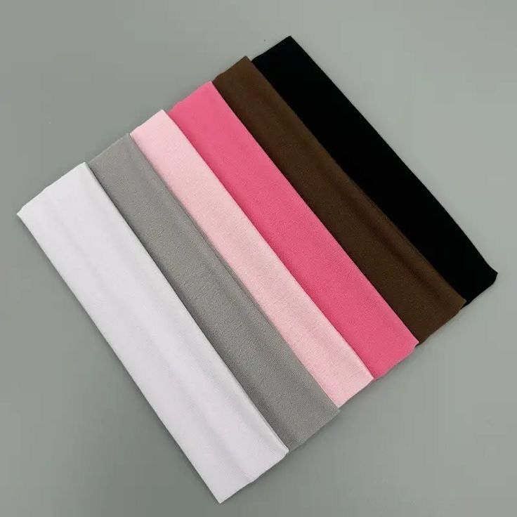 4Pcs Cotton Stretch Headbands for Women Lightweight, Soft, Non-Slip Hair Bands  Best for Yoga, Workout, Running, Fashion Accessories  Comfortable Elastic Head Wraps for All Hair Types