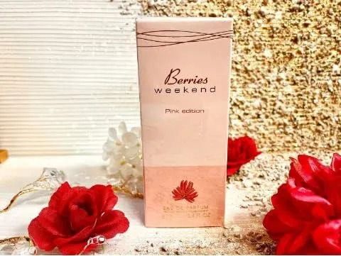 Berries Weekend Pink Edition 100ml Eau De Parfum EDP Fragrance Perfume  Berry's Weekend Perfume for Women smart collection