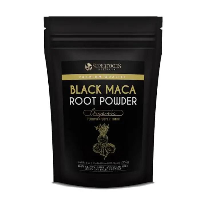 Black Maca Root Powder Energy Booster And Stamina, Improves Libido