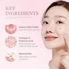 Medicube PDRN Pink Collagen Capsule Cream, containing collagen, niacinamide, and hyaluronic acid, designed to firm, brighten, hydrate, and strengthen the skin barrier for a radiant glass-skin glow