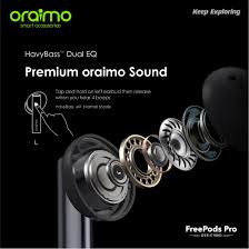 Oraimo FreePods Pro ANC Active Noise Cancellation Super Bass Wireless Earbuds