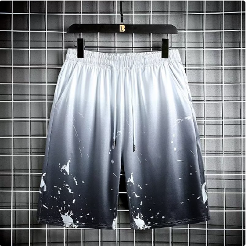 MEN'S CLOTHING Sets 3 in 1 Loose and breathable Short-sleeved tops Casual sports shorts Casual sports trousers
