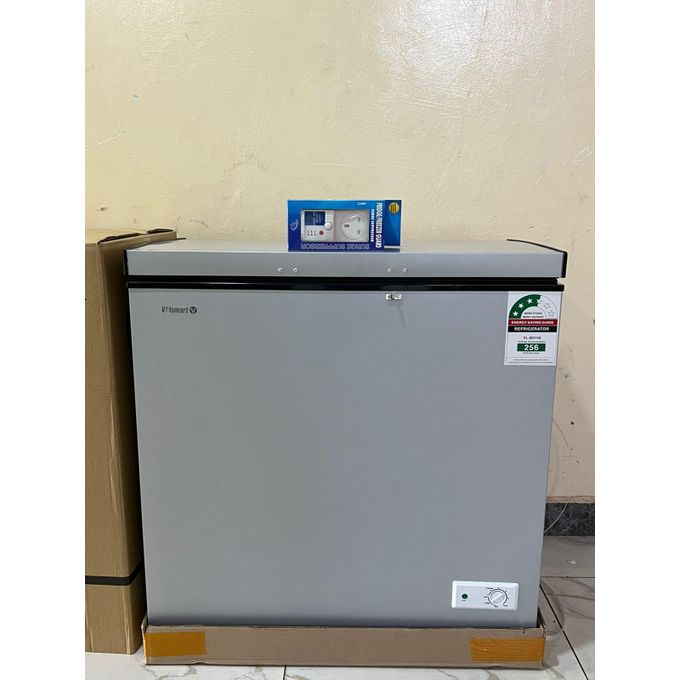 VOLSMART 150L Vertical Chest Freezer VL-BD150 Single Flip Drain Freezer Energy-saving Freezer Fast Cooling Refrigerator
