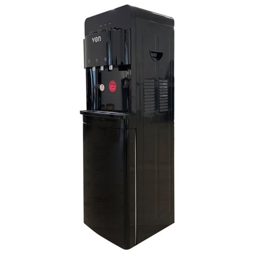 VON Water Dispenser 3 Tap Hot & Cold & Normal Electric Cooling With Cabinet -Black