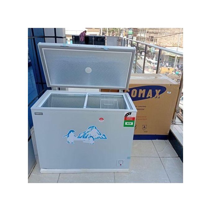 Ecomax 219 Litres Large Capacity Chest Freezer With Free Freezer Guard