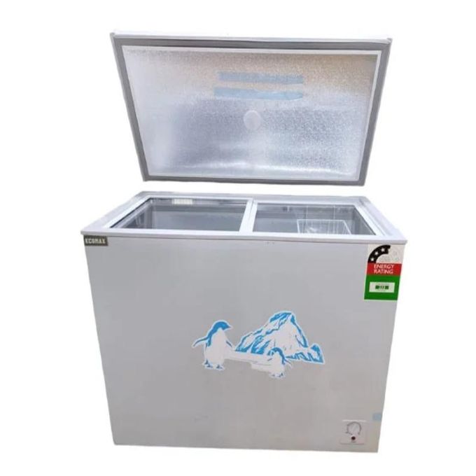 Ecomax 219 Litres Large Capacity Chest Freezer With Free Freezer Guard