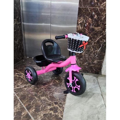 Kids Tricycle -Pink And Black