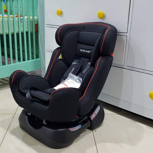 Strong Reclining Infant Car Seat & Booster With A Base- Black /Red (0-7Yrs)
