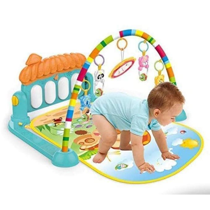 3 In 1 Rainforest Music-Piano Playmat Gym