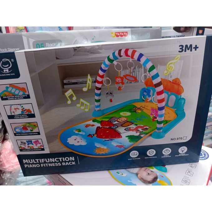 3 In 1 Rainforest Music-Piano Playmat Gym