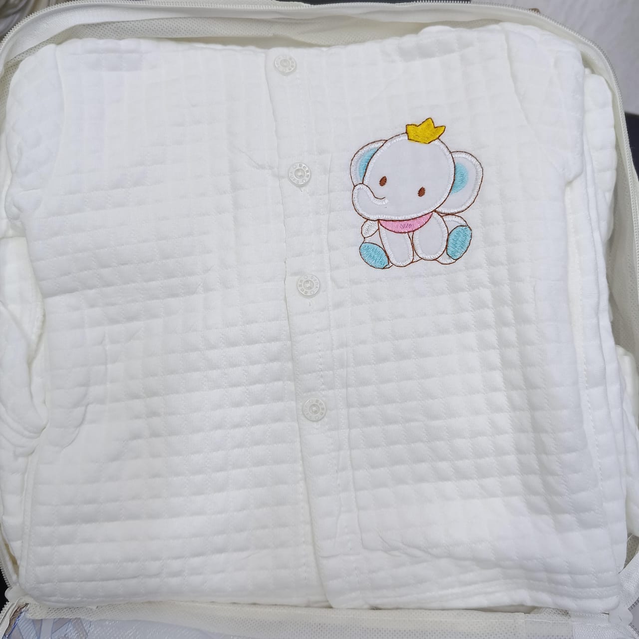 8 PCS COTTON MADE RECEIVING SET FOR BABY