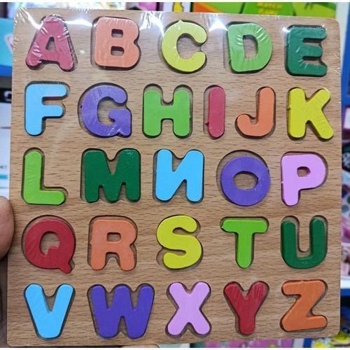 Wooden Puzzle Toys For Kids Capital Letters