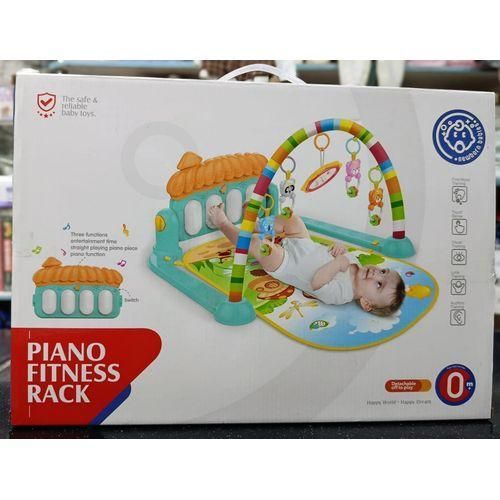 3 In1 Baby Infant Gym Play Mat Fitness Music Piano Hanging Toy