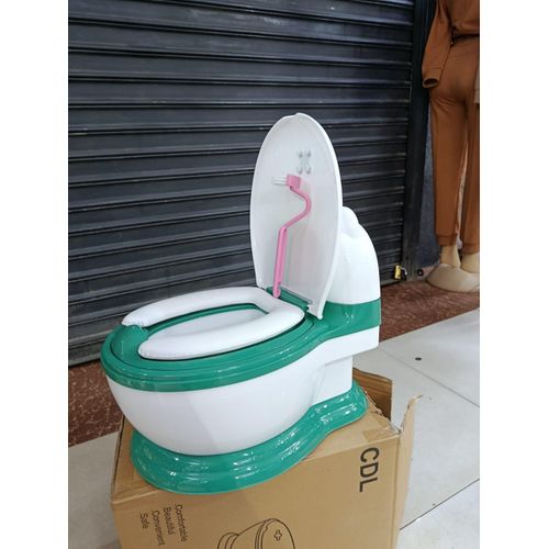 Baby Potty Training Toilet With Soft Cushion plus brush