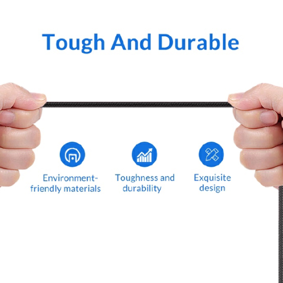 Micro USB Oraimo Data transfer Cable, Fast Charging For Android Phone and all micro-usb gadgets, Oraimo charger cable