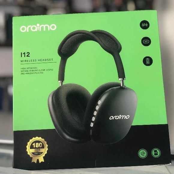 Oraimo Wireless Bluetooth Headphones With Microphone and Noise Cancellation Gaming Headset Stereo HiFi Earphones