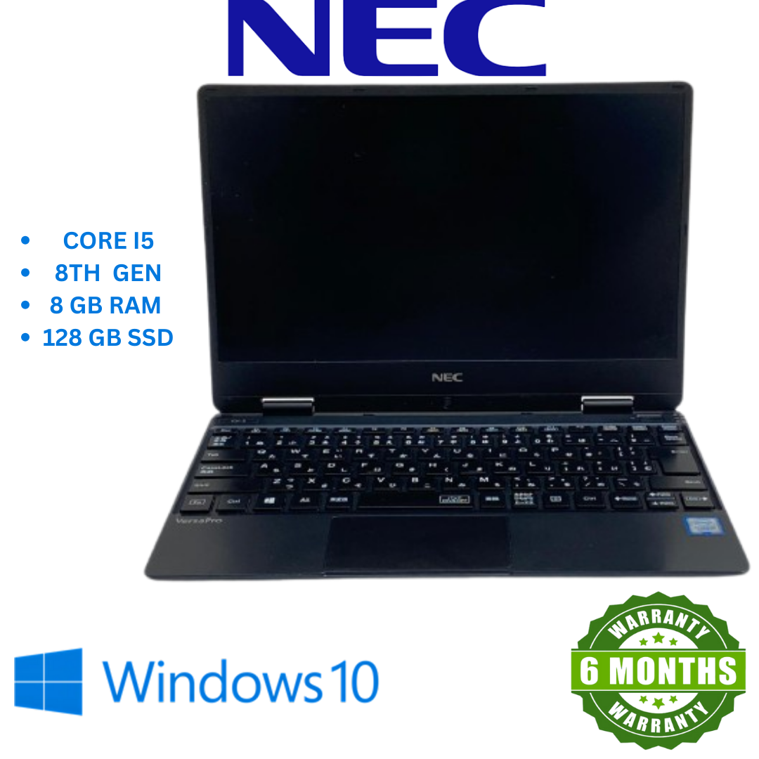 NEC VKT13HZG5 - Intel Core i5 8th Gen, 8GB RAM, 128GB SSD - Compact Business Laptop