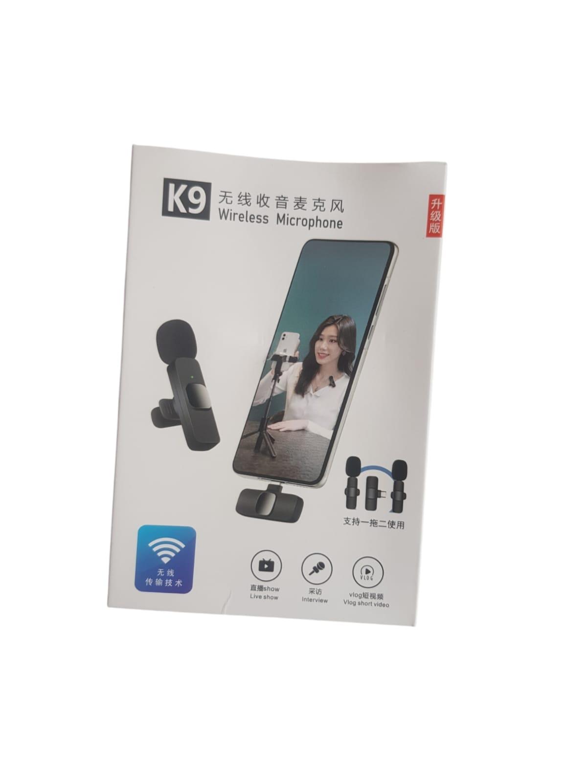 K9 Wireless Microphone (IPHONE/Android)