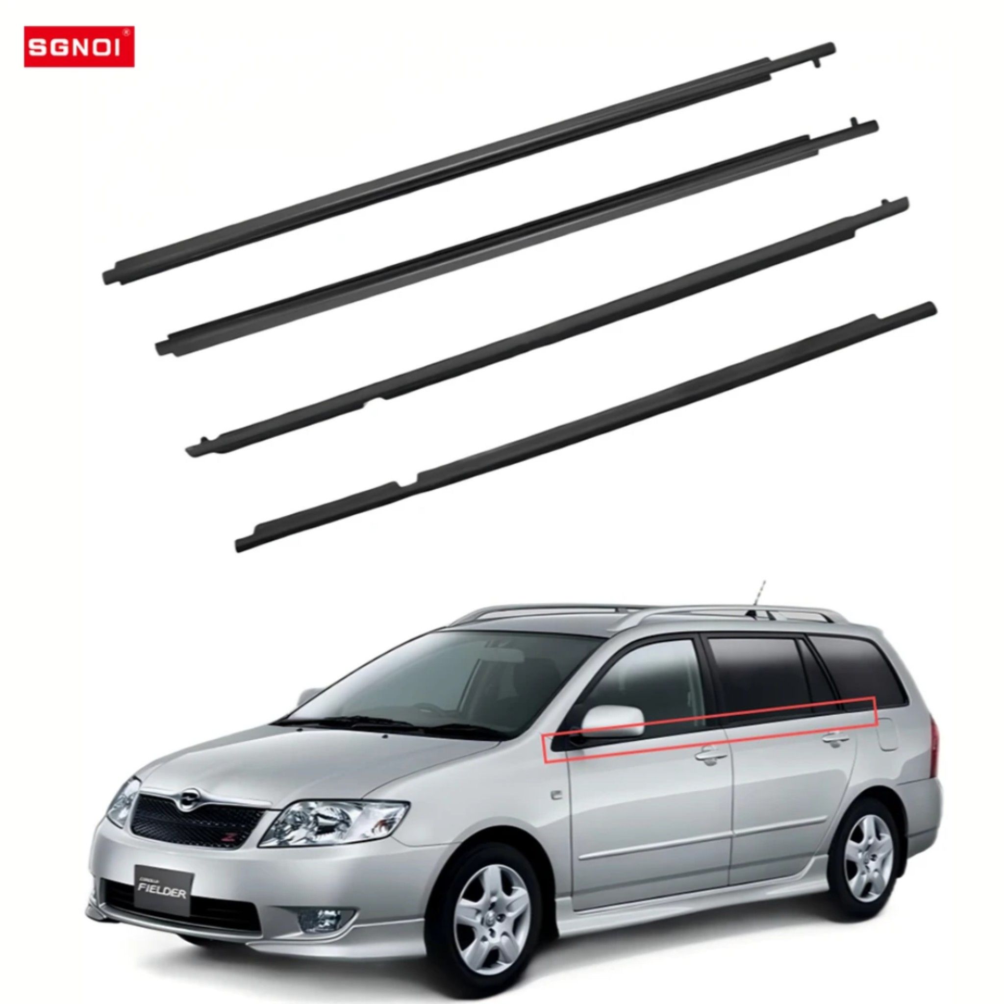 Toyota Fielder 2002+ Weather Strips