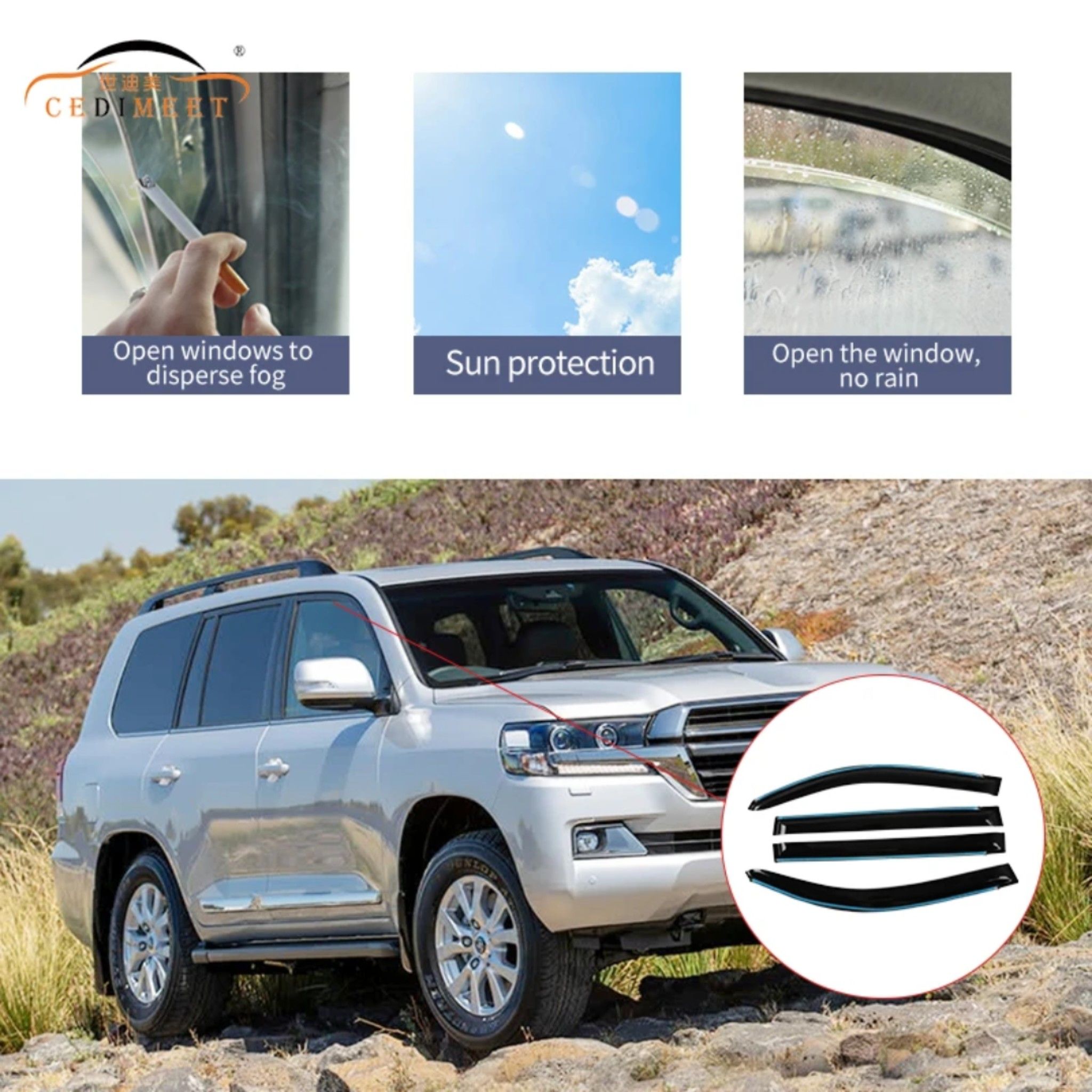 Best Toyota Landcruiser 200 Series lC200 Windbreakers