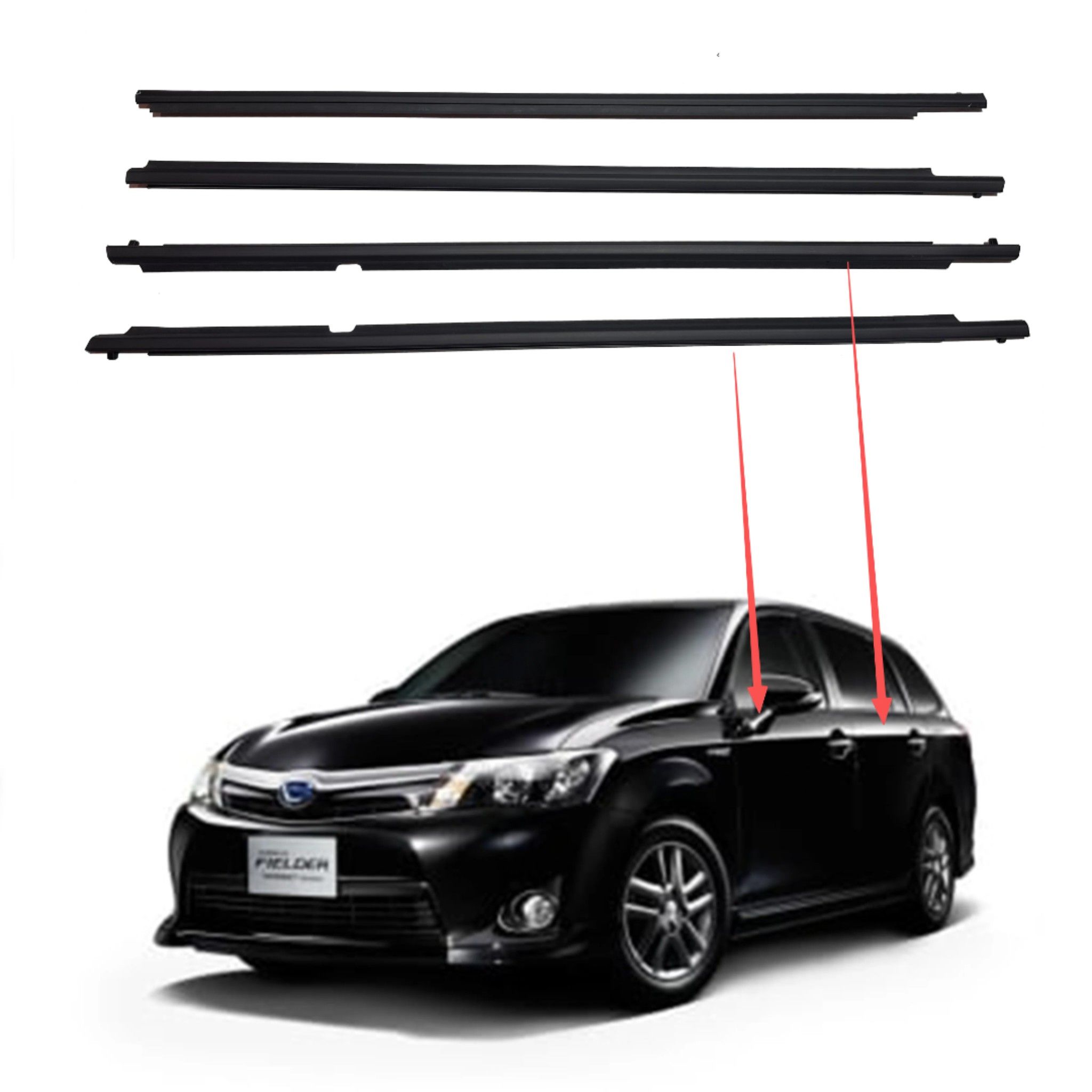 Amazing Toyota Fielder Weather Strips 2018+