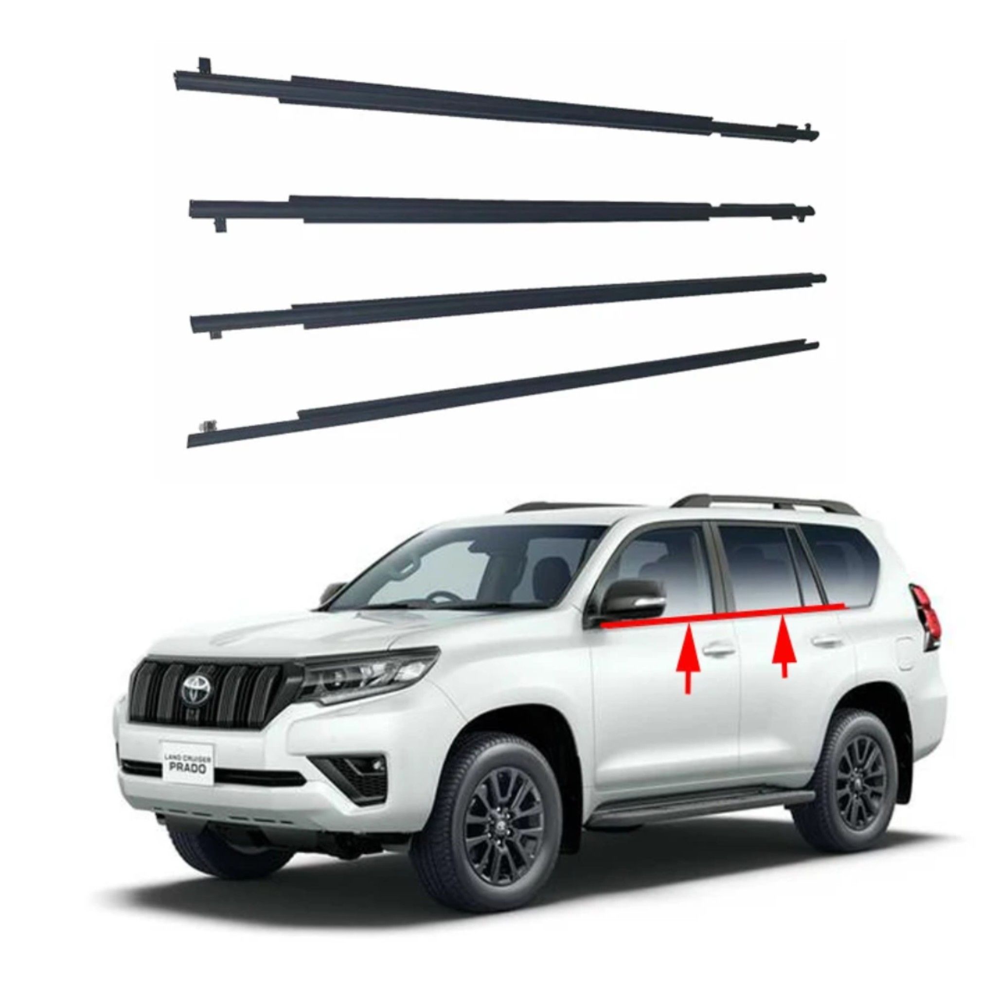 Best Toyota Prado FJ150 Weather Strips