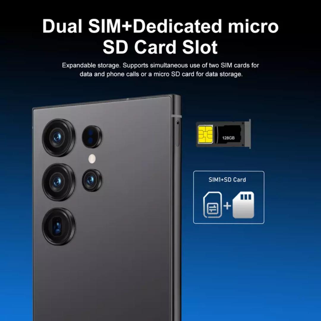 S24 Ultra 5G Smartphone 7.3“ Dual SIM Unlocked Android Mobile Phone 6G+512GB