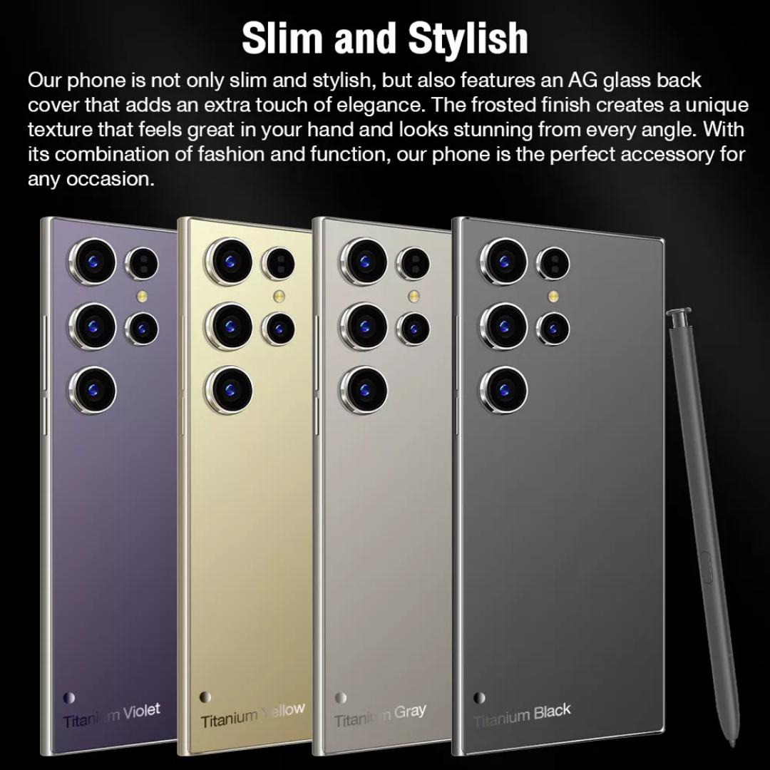 S24 Ultra 5G Smartphone 7.3“ Dual SIM Unlocked Android Mobile Phone 6G+512GB