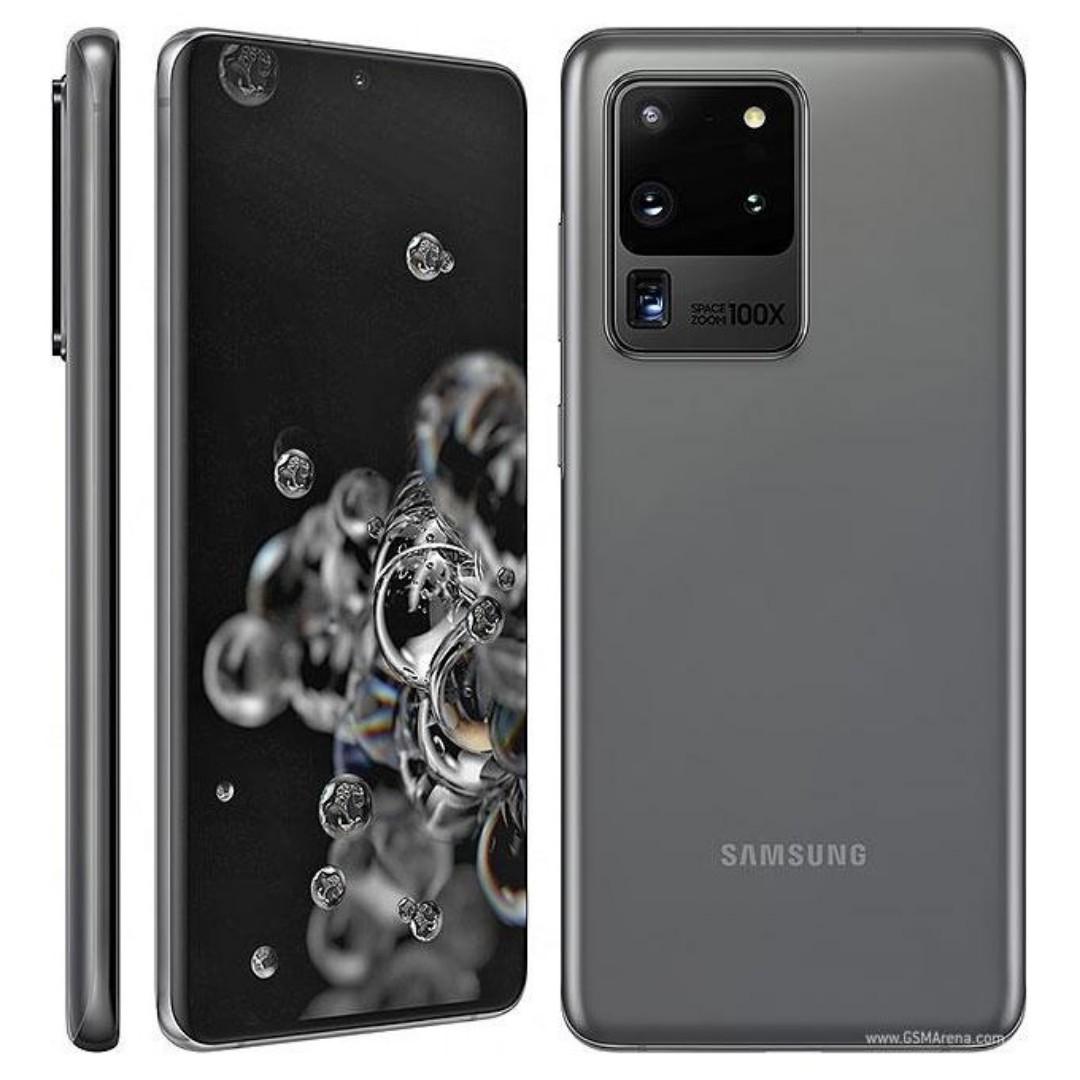 Samsung Galaxy S20 Ultra 5G dual sim 12GB+128GB/256G 6.9" 108MP+48MP smartphone clean screen