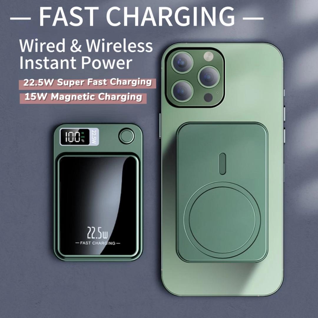 Magnetic Wireless Fast Charger Power Bank Magsafe Battery