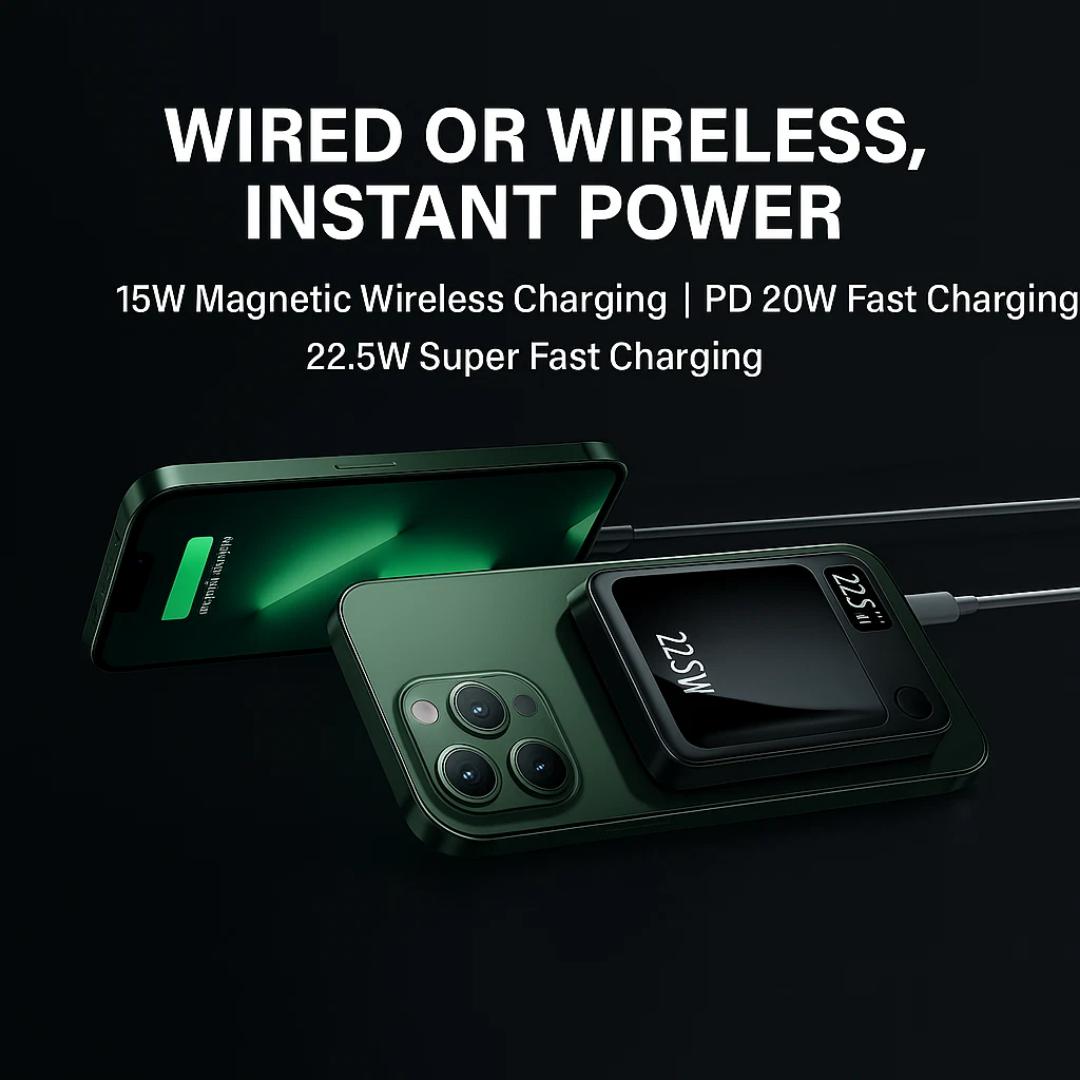 Magnetic Wireless Fast Charger Power Bank Magsafe Battery