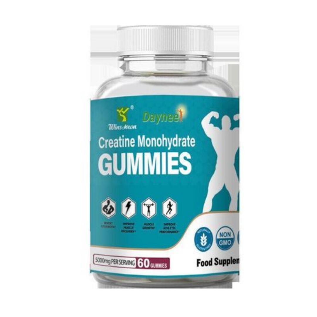 Creatine Monohydrate Dietary Supplement Gummies For Boosting Muscle Growth, Increased Endurance and Enhanced Energy