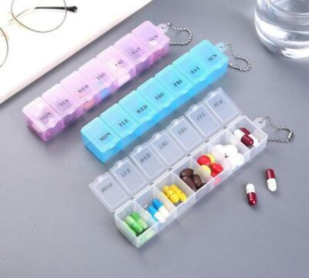 7 Day Weekly Daily Pill Box Organiser Medicine Tablet Storage Dispenser now available