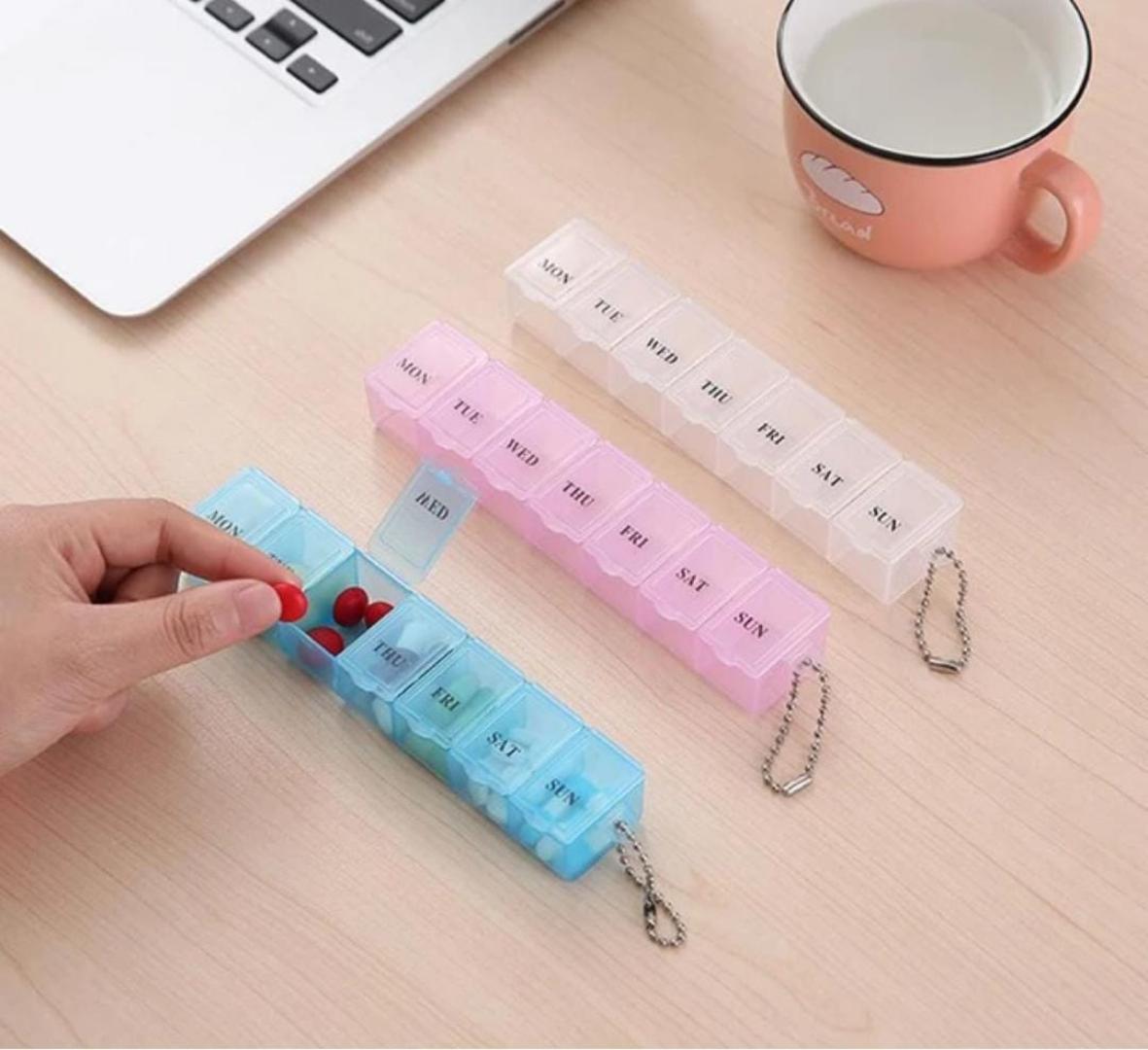 7 Day Weekly Daily Pill Box Organiser Medicine Tablet Storage Dispenser now available