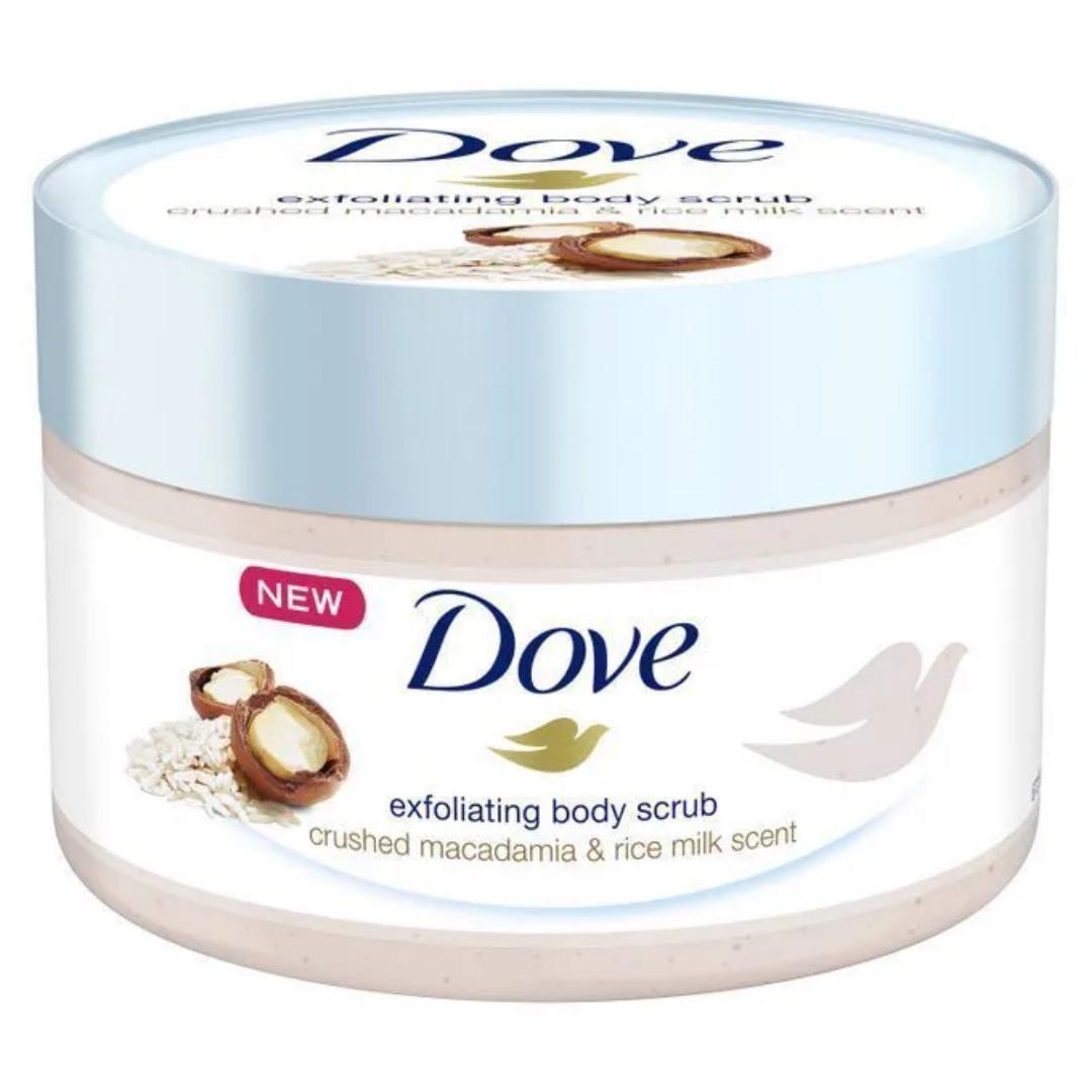 Dove Exfoliating Body Scrub With Macadamia & Rice Milk