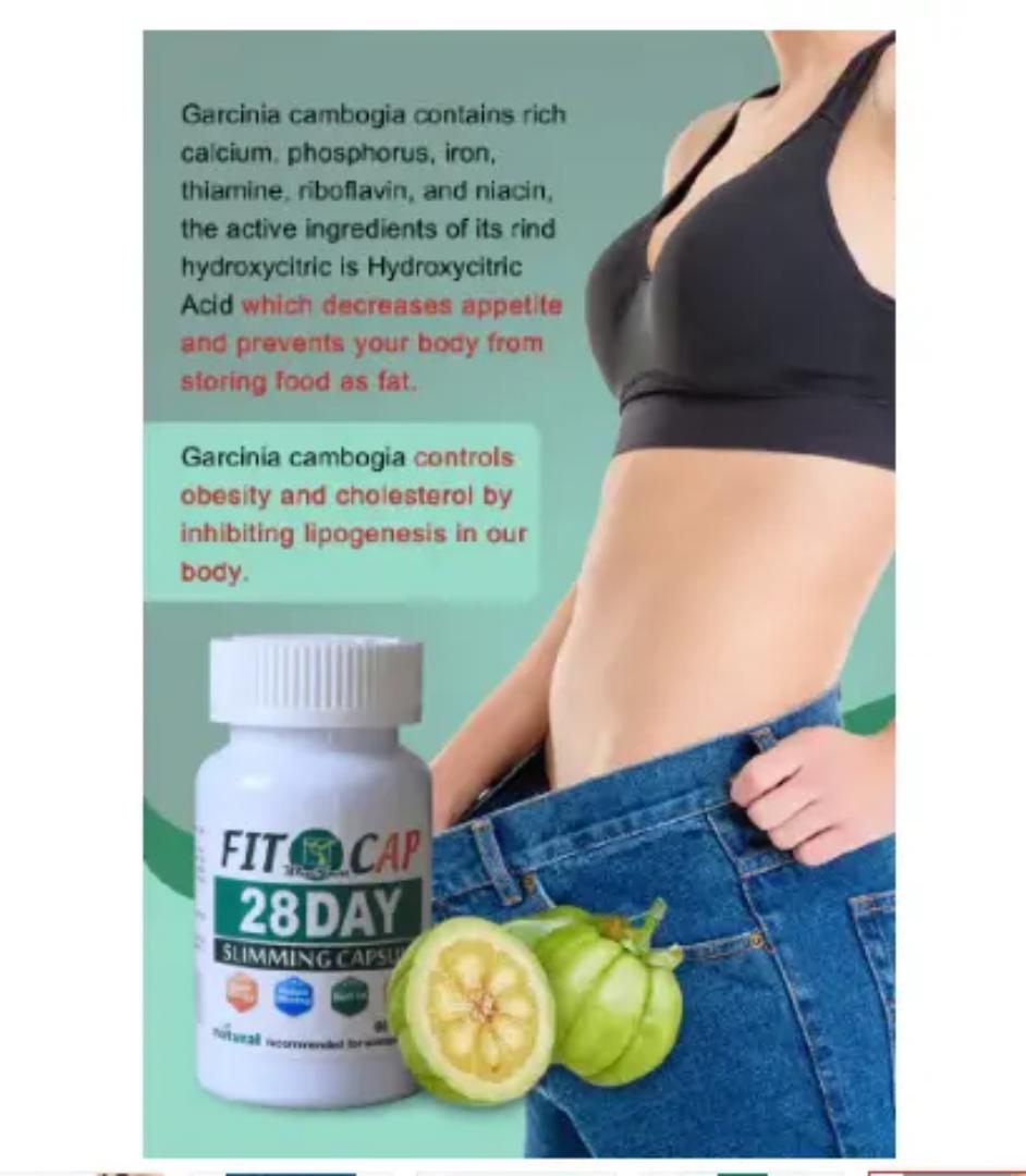 Wins Town Fit Cap 28 Days Slimming Capsule Natural Recommended for Women and Men for Fast Weight Loss,Detoxifying and Reducing Bloating-60 Caps