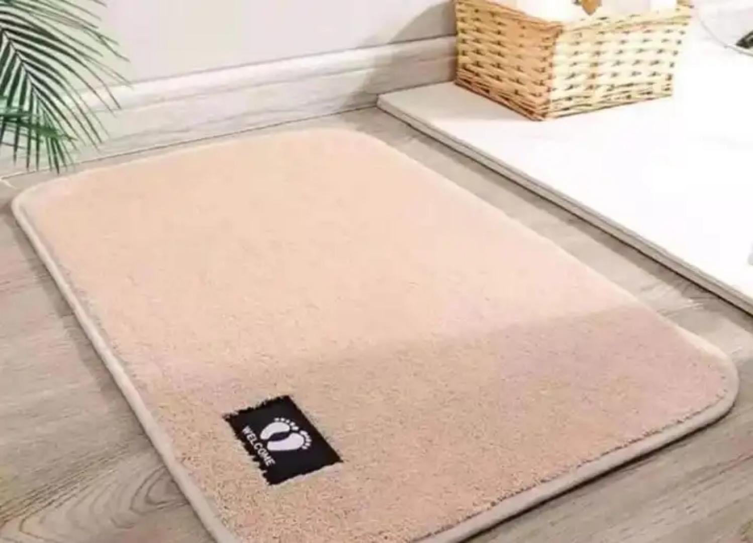 QUALITY DOORMATS;- Anti Skid Doormat 50cm * 80cm. It is very soft for a warm and cozy living space and easy to care for. Add a chic, fresh touch to your room