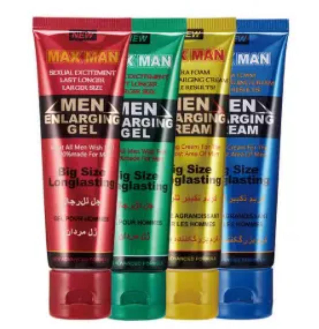MAX MEN Maxman Green Penis Enlargement & Delay Gel- 50ml Men Max Man Massage Men Enlarging Gel/Cream Penis Becomes Longer and Thicker Penis Enhancement Cream/Gel Natural Sexual Excitement Last Longer view 2