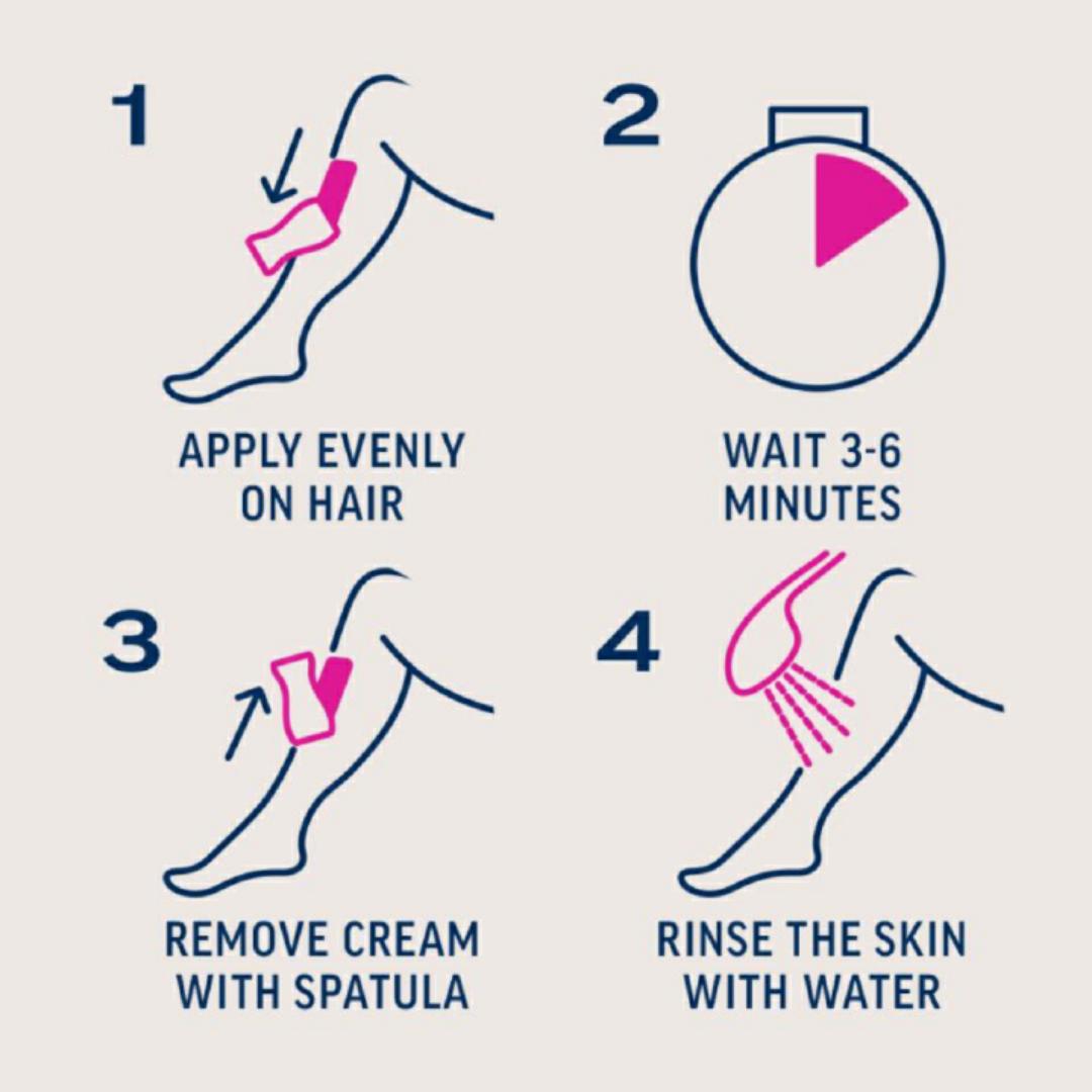 Veet Silky Fresh Hair Removal Cream For Sensitive Skin Body Legs 100ml