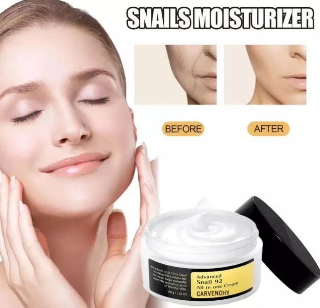 Cosrx Snail Mucin 92% Repair Cream, Daily Face Gel Moisturizer for Dry Skin, Acne-prone, Sensitive Skin snail repairing cream