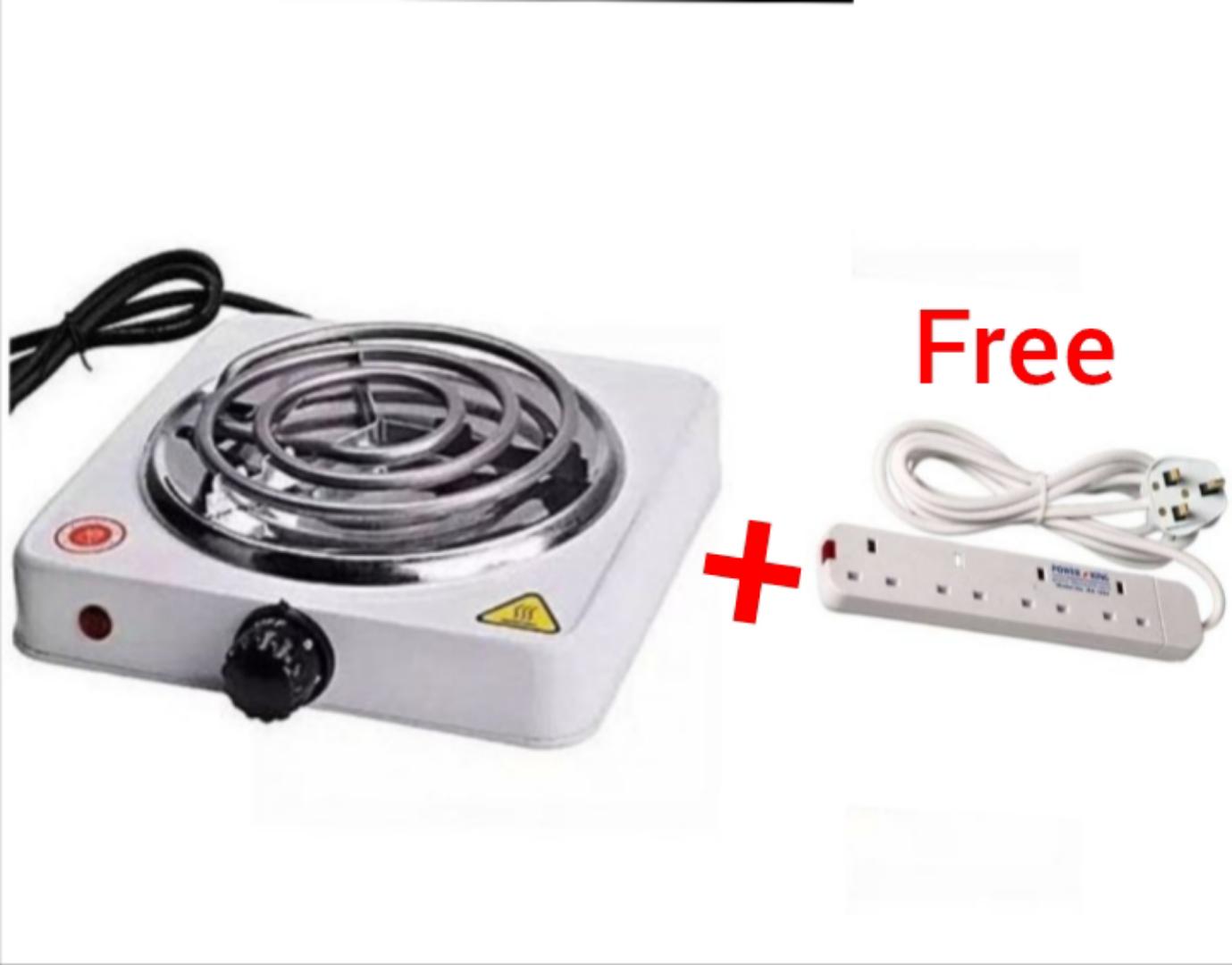 Spiral Coil burner single coil burner hot plate for home cooking office cooking burner electric burner original offer coil burner single coil low electric usage coil burner +  free 4 way extension