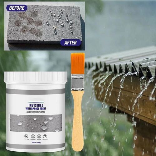 300g Invisible Waterproof Agent Super Strong Invisible Waterproof Anti-Leakage Agent Waterproof Sealant Transparent Waterproof Insulating Sealant for Home Bathroom Roof