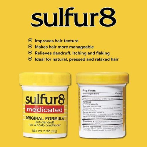 sulphur8 Original Formula Anti-Dandruff Hair& Scalp Conditioner Sulphur 8