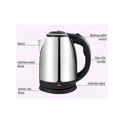 IPCONE 2L Energy Efficient Electric Water Kettle Heater Jug Cordless Stainless Steel Electric Kettle