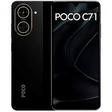 SPECIAL OFFER  XIAOMI POCO C71 3GB+64GB 6.88" 120Hz Display 32MP Camera 5200mAh Battery Fast charge fingerprint unlock Android 15 Smart Phones + FREE SCREEN PROTECTOR