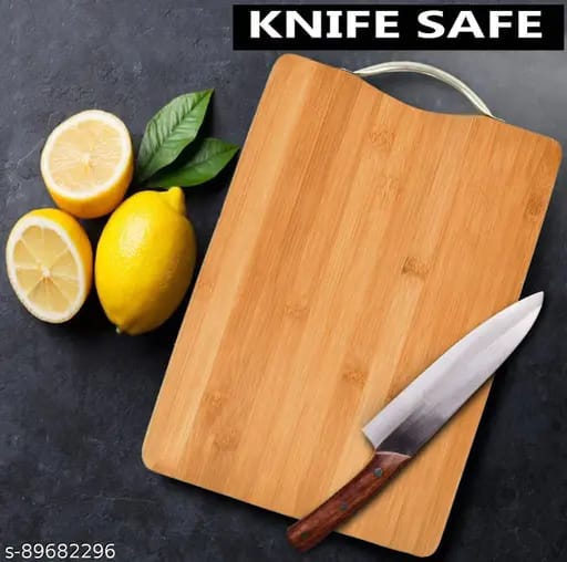 Bamboo Chopping Board Heavy Bamboo Chopping Board for Kitchen, Durable Wooden Cutting Board for Chopping Vegetables Meat, Slicing Board.